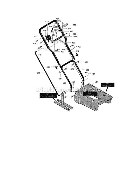 Page B Diagram and Parts List for 536772330  Craftsman Edger