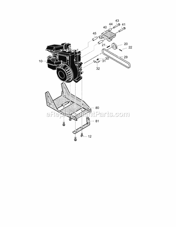 Page A Diagram and Parts List for 536772340  Craftsman Edger