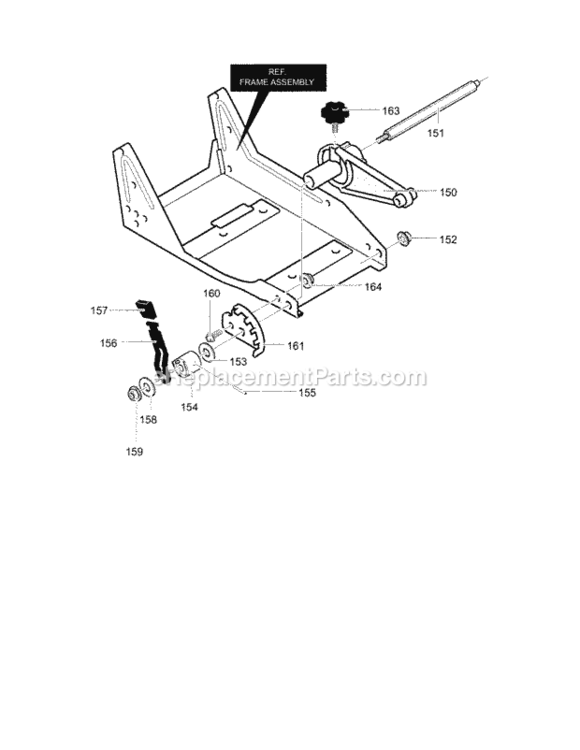 Page B Diagram and Parts List for 536772340  Craftsman Edger