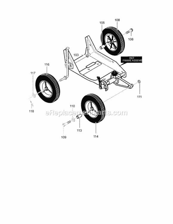 Page G Diagram and Parts List for 536772340  Craftsman Edger