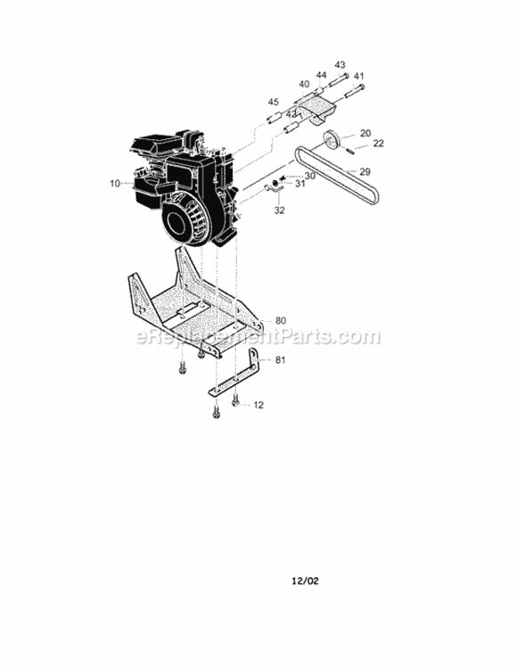 Page A Diagram and Parts List for 536772341  Craftsman Edger