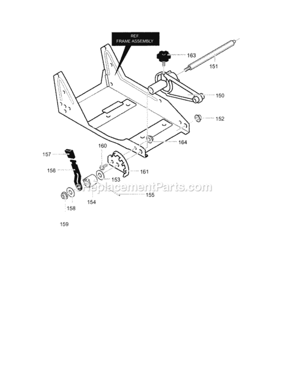 Page B Diagram and Parts List for 536772341  Craftsman Edger