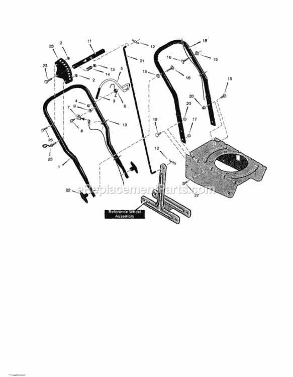 Page C Diagram and Parts List for 536772360  Craftsman Edger