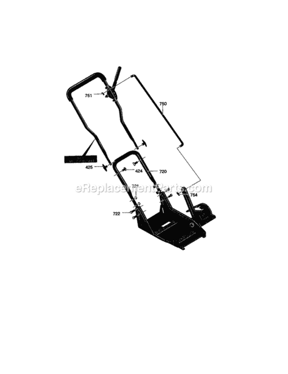 Page H Diagram and Parts List for 536772400  Craftsman Edger