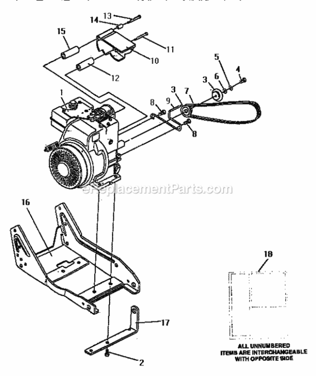 Page A Diagram and Parts List for 536787541  Craftsman Edger