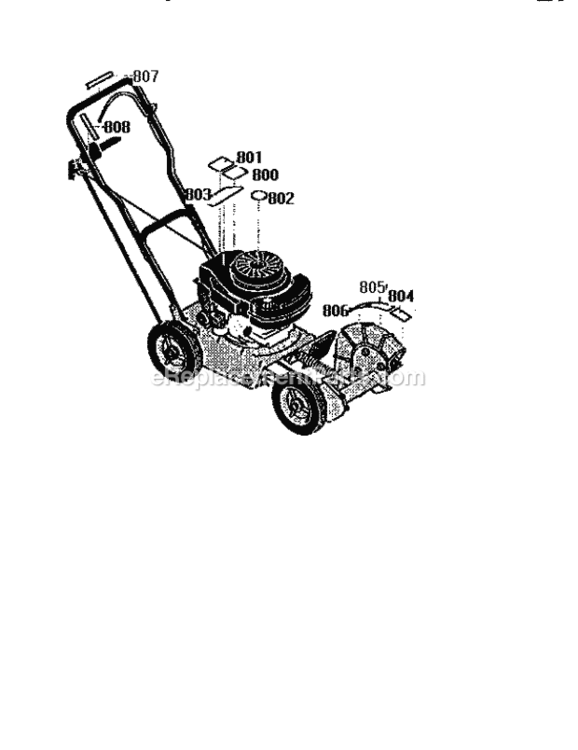 Page C Diagram and Parts List for 536797460  Craftsman Edger