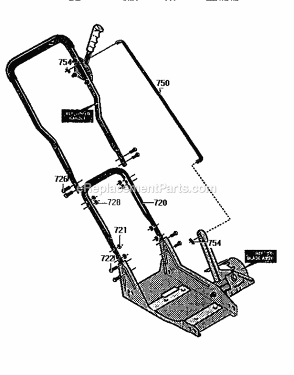 Page G Diagram and Parts List for 536797470  Craftsman Edger