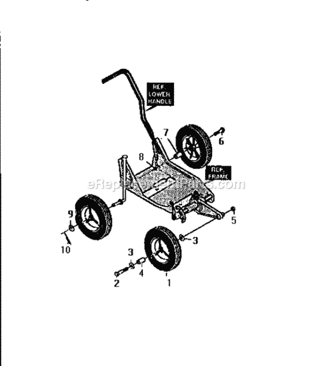 Page H Diagram and Parts List for 536797470  Craftsman Edger