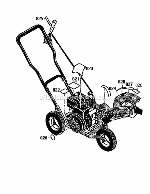 Page I Diagram and Parts List for 536797470  Craftsman Edger