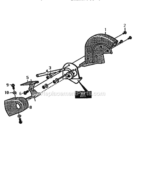 Page B Diagram and Parts List for 536797480  Craftsman Edger