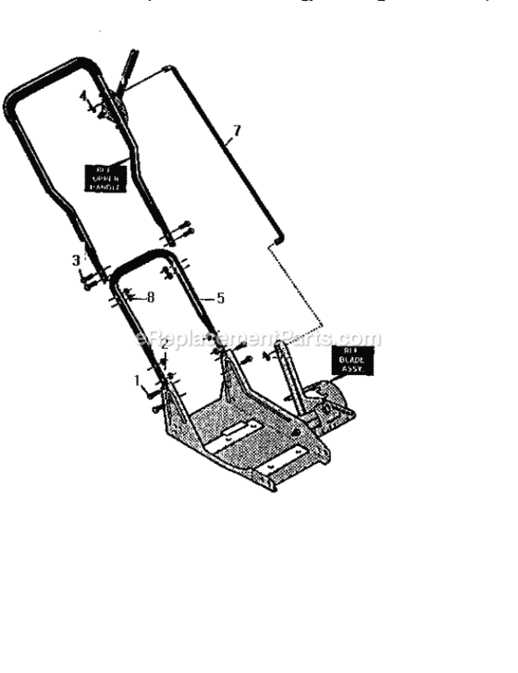 Page F Diagram and Parts List for 536797481  Craftsman Edger