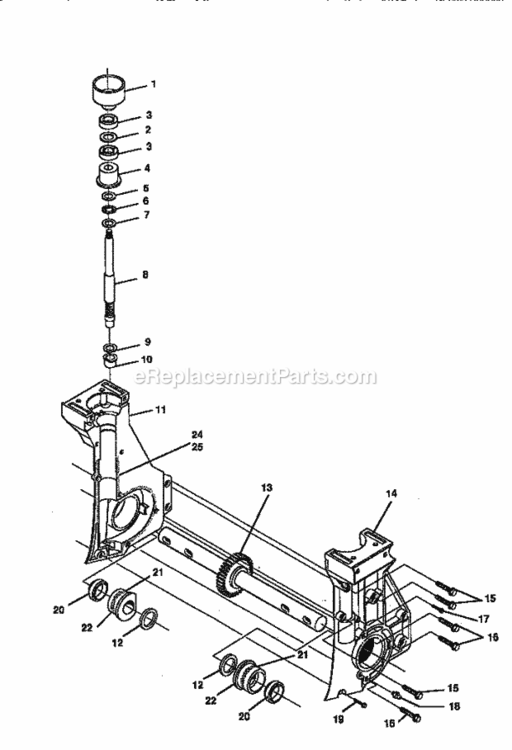 Page G Diagram and Parts List for 536797500  Craftsman Cultivator
