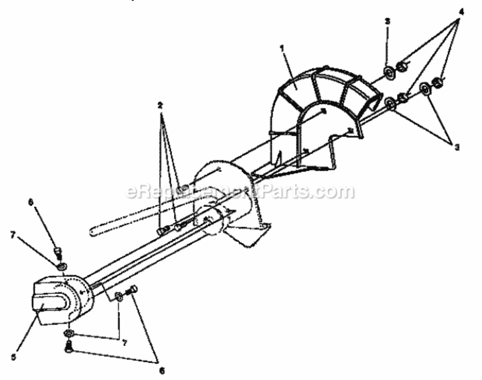 Page C Diagram and Parts List for 536797540  Craftsman Edger