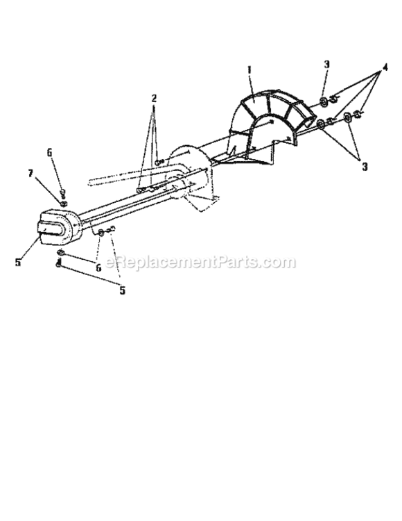 Page C Diagram and Parts List for 536797541  Craftsman Edger
