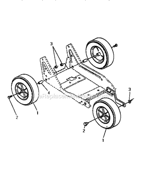 Page H Diagram and Parts List for 536797541  Craftsman Edger