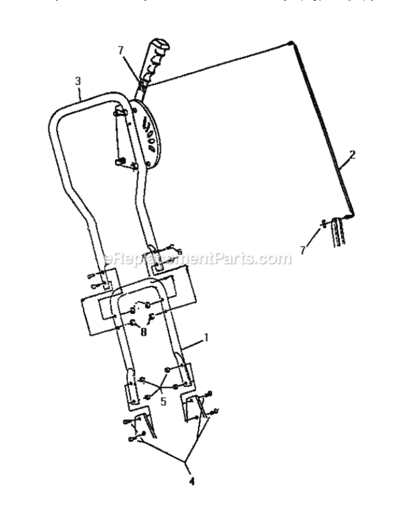 Page F Diagram and Parts List for 536797542  Craftsman Edger