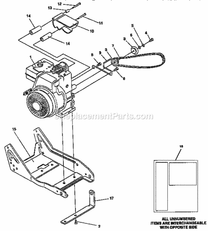 Page A Diagram and Parts List for 536797570  Craftsman Edger