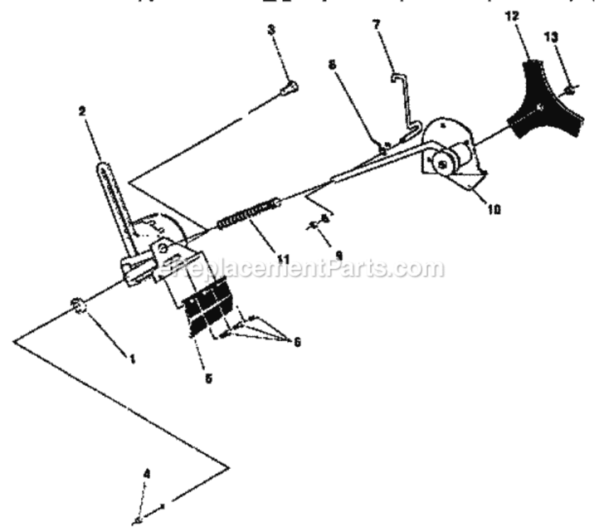 Page D Diagram and Parts List for 536797570  Craftsman Edger