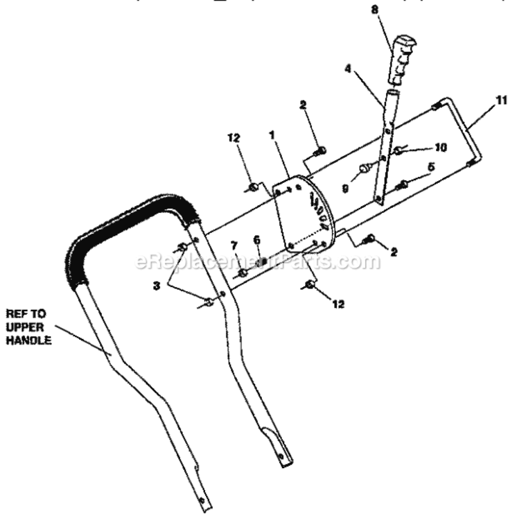 Page H Diagram and Parts List for 536797570  Craftsman Edger