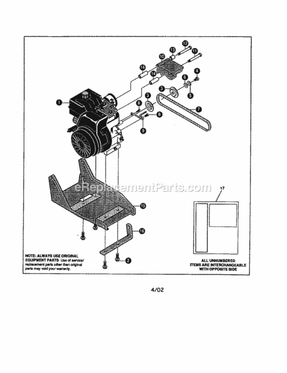 Page A Diagram and Parts List for 536797571  Craftsman Edger
