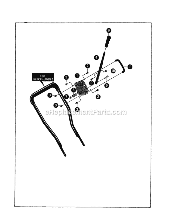 Page H Diagram and Parts List for 536797571  Craftsman Edger
