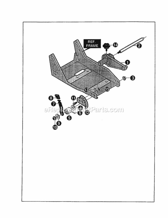 Page I Diagram and Parts List for 536797571  Craftsman Edger