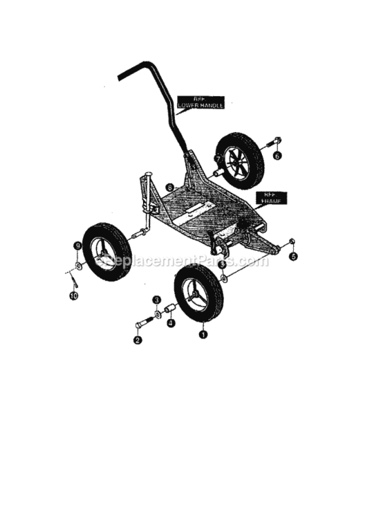 Page F Diagram and Parts List for 536797572  Craftsman Edger