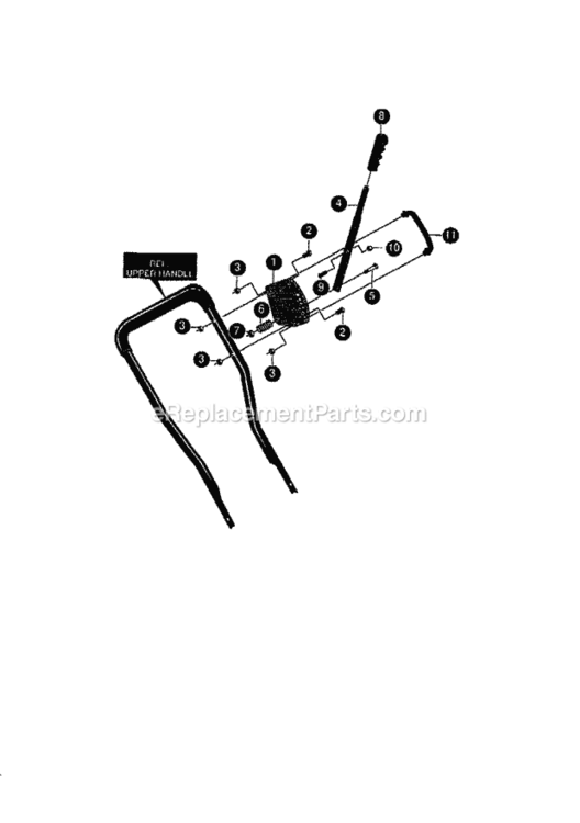 Page H Diagram and Parts List for 536797572  Craftsman Edger