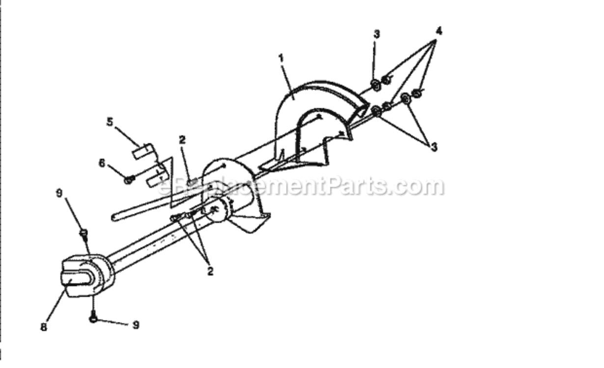 Page D Diagram and Parts List for 536797580  Craftsman Edger