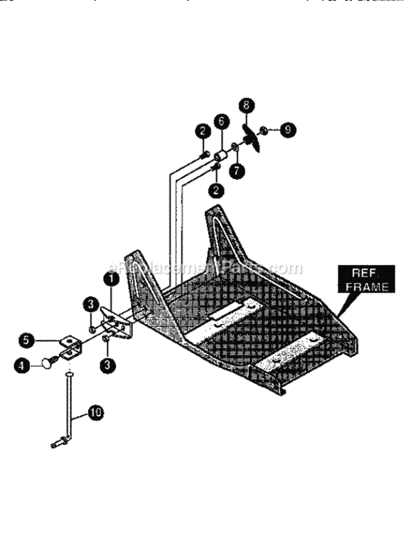 Page B Diagram and Parts List for 536797581  Craftsman Edger