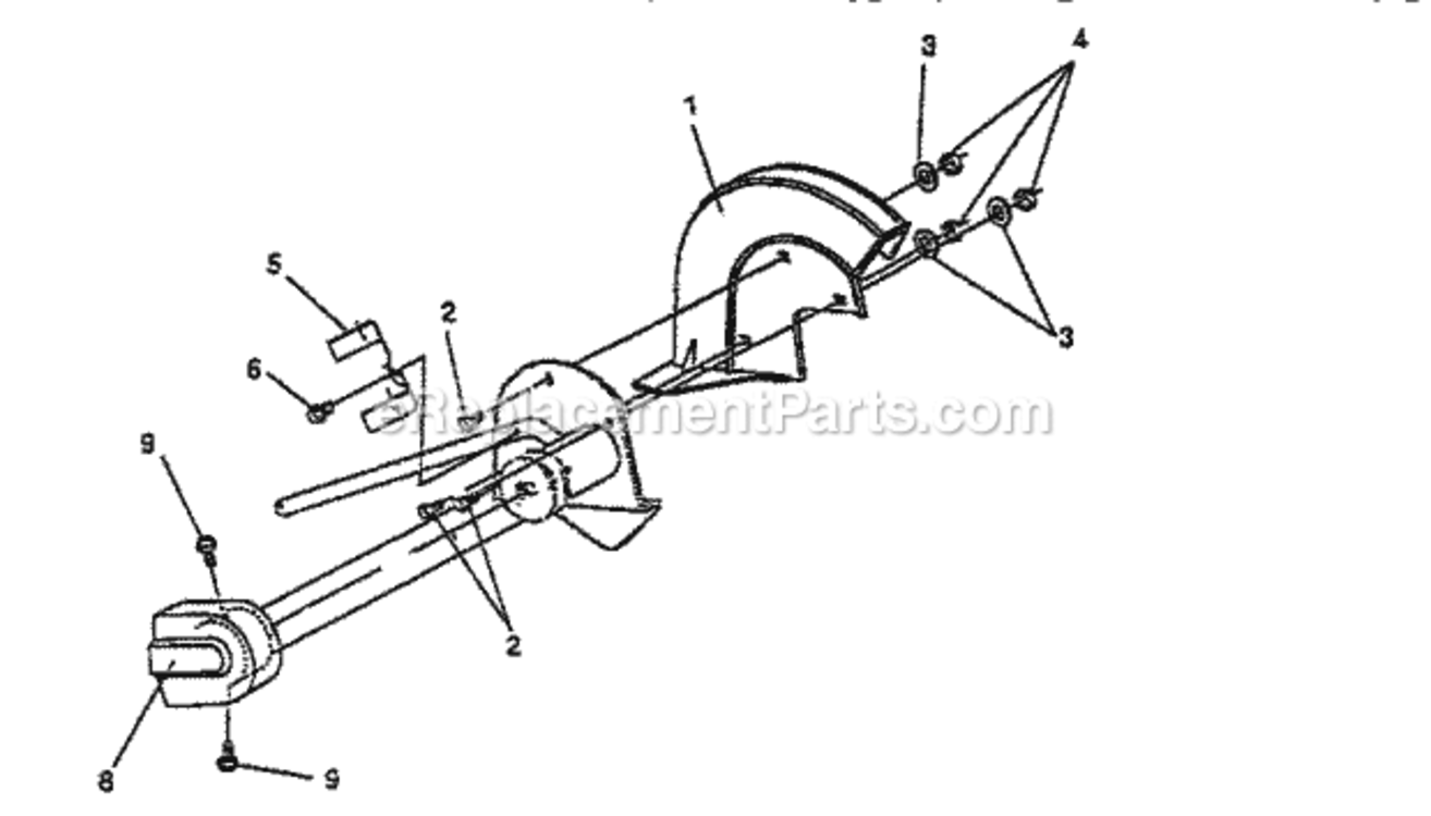 Page C Diagram and Parts List for 536797581  Craftsman Edger