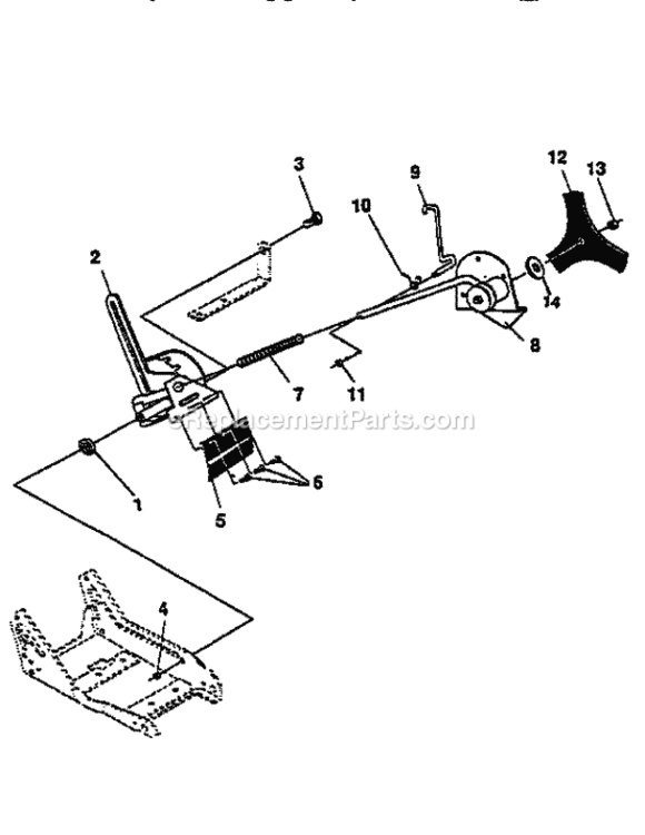 Page D Diagram and Parts List for 536797581  Craftsman Edger