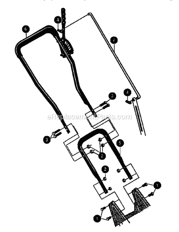 Page H Diagram and Parts List for 536797581  Craftsman Edger