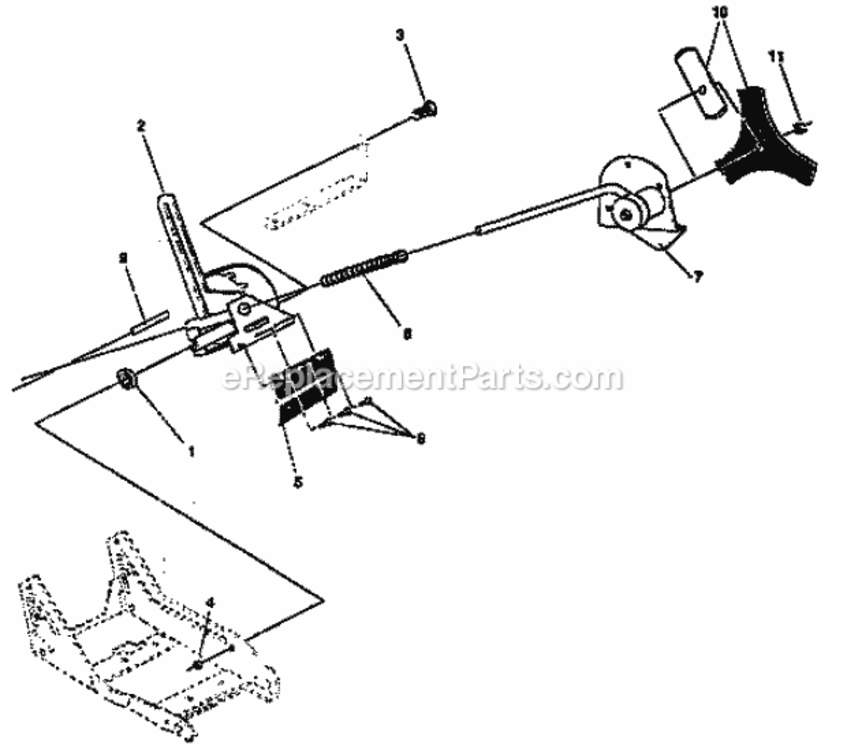 Page E Diagram and Parts List for 536797590  Craftsman Edger