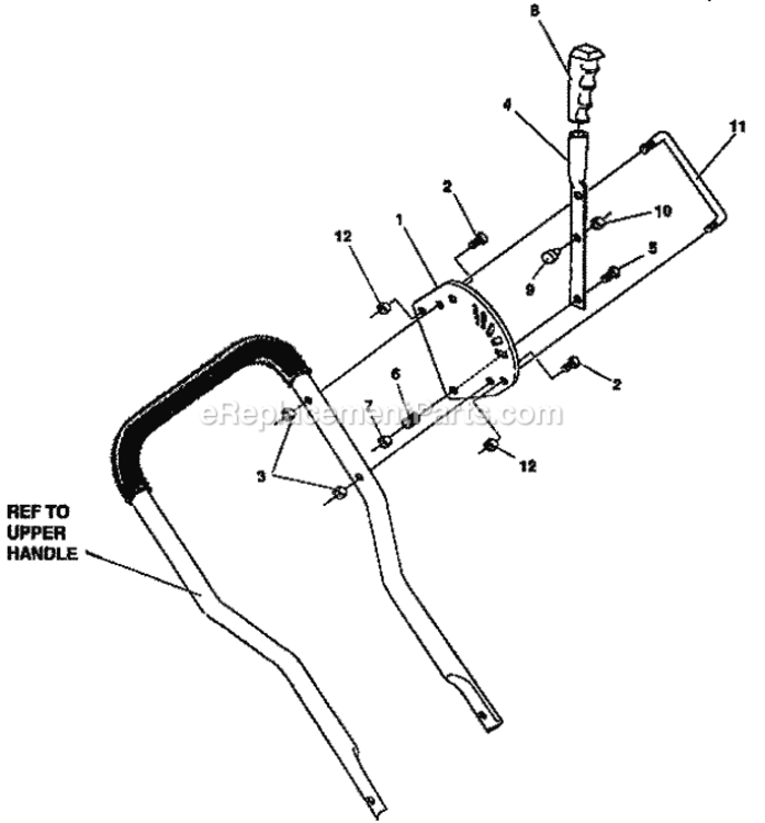 Page H Diagram and Parts List for 536797590  Craftsman Edger