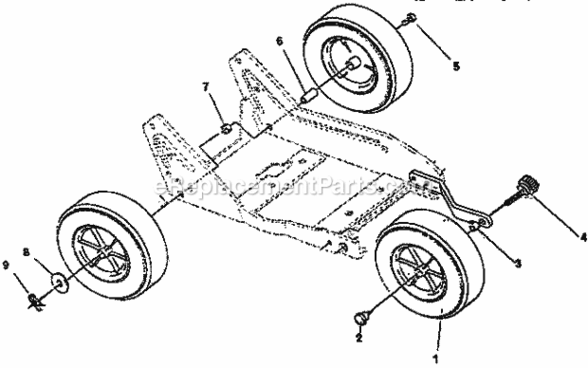 Page I Diagram and Parts List for 536797590  Craftsman Edger