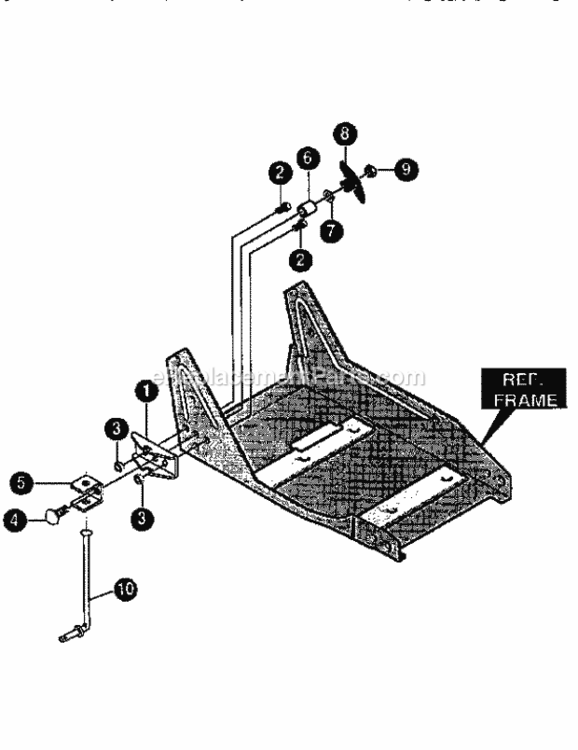 Page B Diagram and Parts List for 536797591  Craftsman Edger