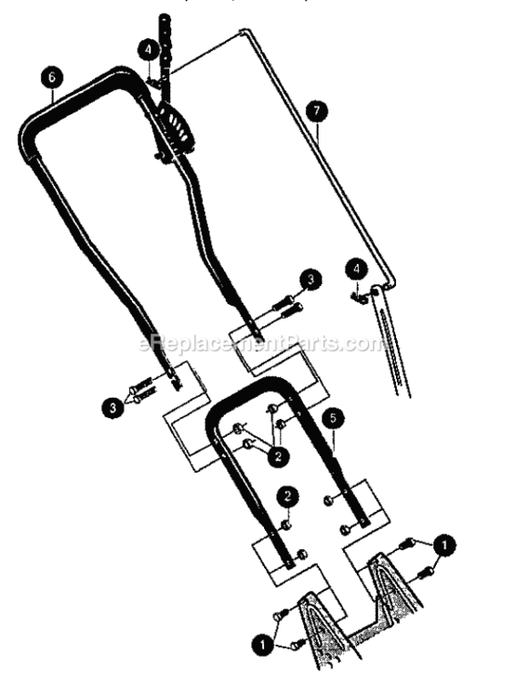 Page H Diagram and Parts List for 536797591  Craftsman Edger