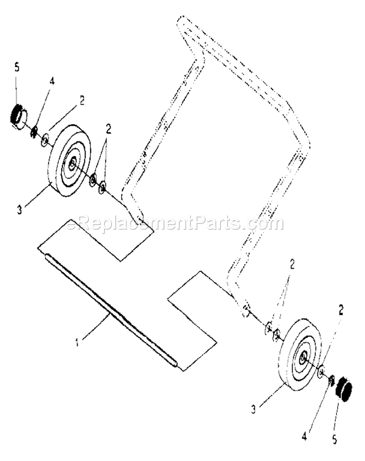 Wheel Diagram and Parts List for 536884251  Craftsman Snow Blower