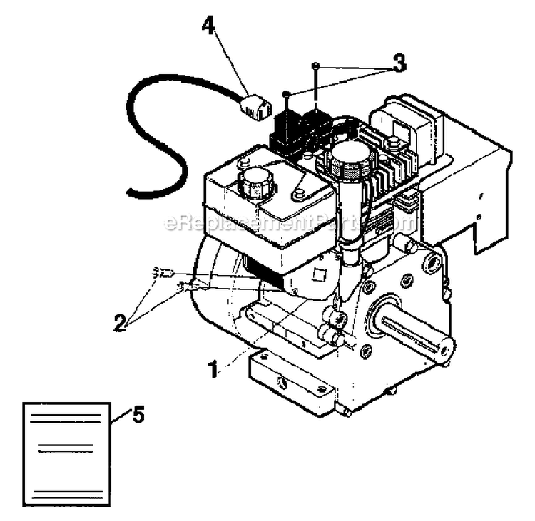 Electric_Start Diagram and Parts List for 536884780  Craftsman Snow Blower