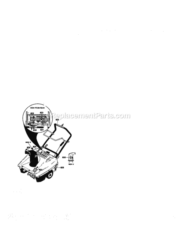 Page I Diagram and Parts List for 536885211  Craftsman Snow Blower
