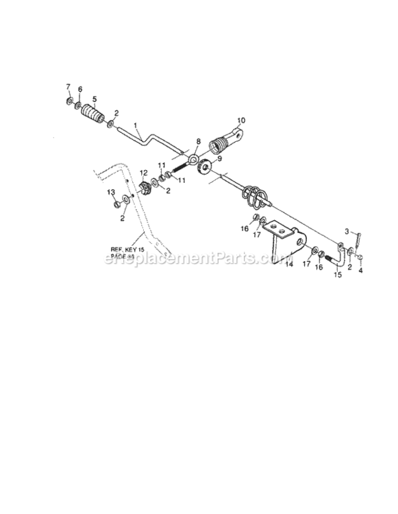 Page G Diagram and Parts List for 536886331  Craftsman Snow Blower