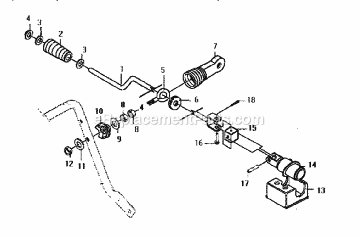 Page J Diagram and Parts List for 536886332  Craftsman Snow Blower