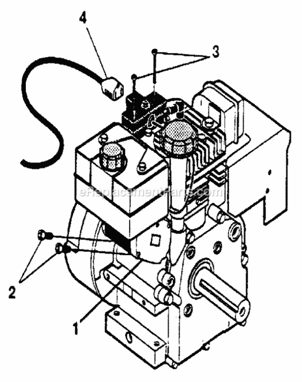 Page L Diagram and Parts List for 536887221  Craftsman Snow Blower