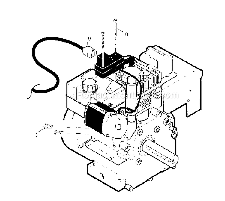 Page B Diagram and Parts List for 536887990  Craftsman Snow Blower