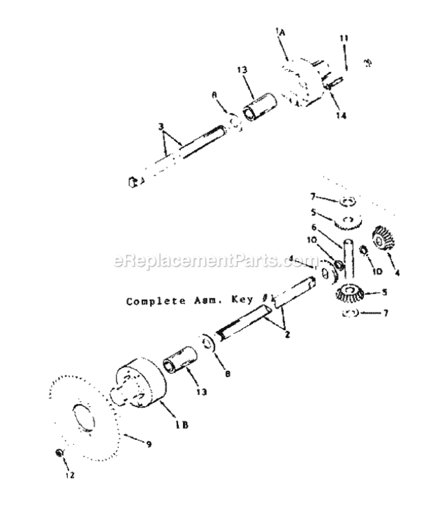 Page F Diagram and Parts List for 53696320  Craftsman Lawn Tractor