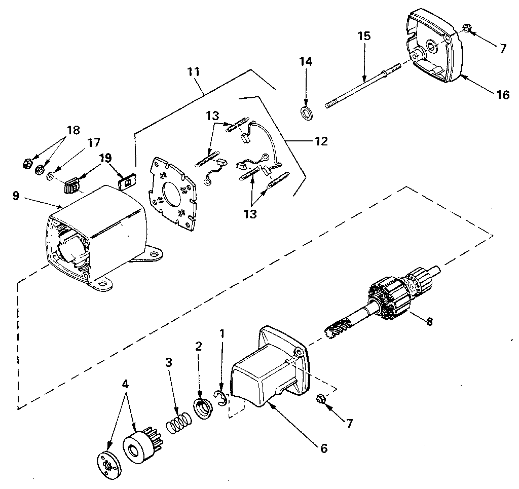 Replacement Parts Diagram and Parts List for 14333607  Craftsman Lawn Mower