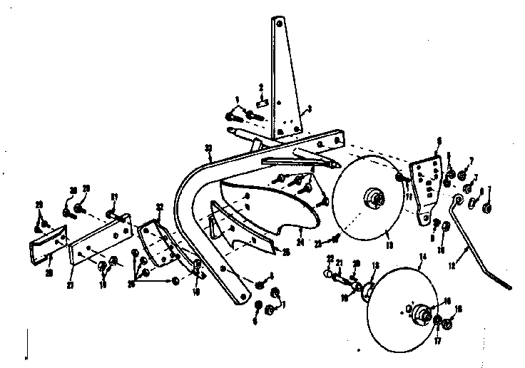 Replacement Parts Diagram and Parts List for 917253020  Craftsman Tiller