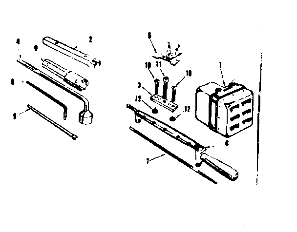 Optional Equipment Diagram and Parts List for 91762811  Craftsman Chainsaw