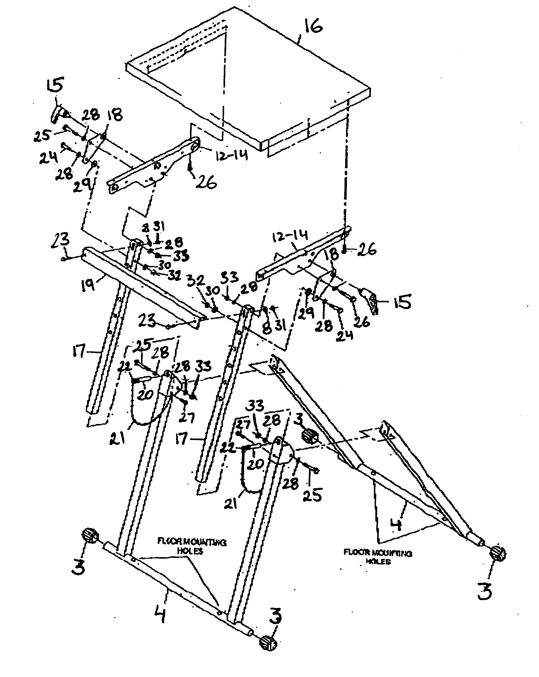 Stand Diagram and Parts List for 69522269  Craftsman Tool Stand & Cart